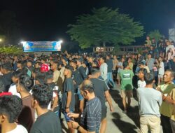 Ribuan Warga Datangi Mapolres Sijunjung, Minta Klarifikasi Pemberitaan Tambang