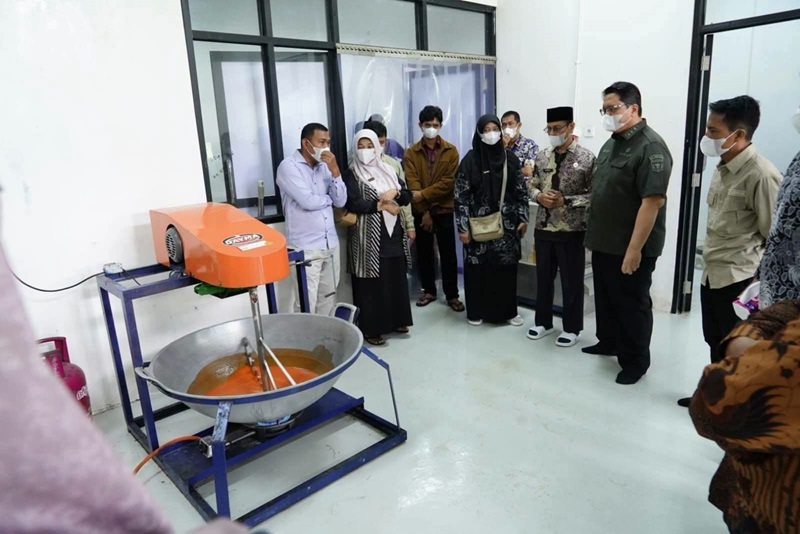 Sentra usaha saus tomat di Nagari Lawang Mandahiling. (ist)