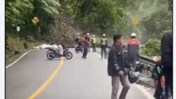 Longsor Tutupi Jalan Lintas Padang–Bukittinggi di Lembah Anai, Pengendara Diminta Cari Jalur Alternatif