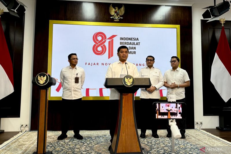 Pengumuman pemenang desain logo HUT RI. (antara)