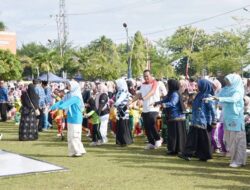 1.200 Murid TK dan PAUD se Kota Pariaman Ikut Senam Massal