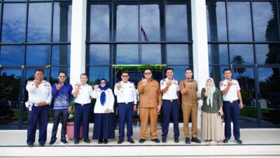 Usai koordinasi terkait mitigasi jalur jalan di X Koto. (ist)