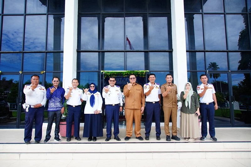 Usai koordinasi terkait mitigasi jalur jalan di X Koto. (ist)
