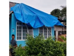 Satu Unit Rumah di Koto Hilalang Ampek Angkek Diterjang Angin Puting Beliung