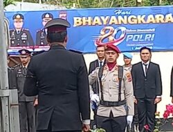 HUT Bhayangkara ke-80 Khidmat, Kapolres Sawahlunto Tekankan Pelayanan Prima kepada Masyarakat