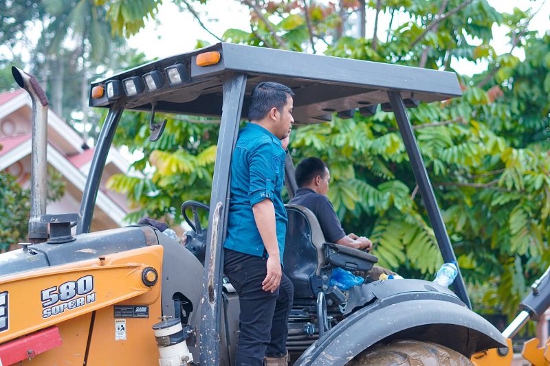 Walikota Ramadhani memantau lansung proses pemulihan pasca bencana