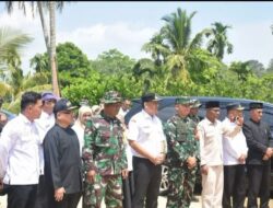 Wabup Agam Bersama Kasrem 032 Wirabraja Tinjau Lokasi TMMD/N ke-129 di Palupuah 