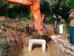 Pemkab Dharmasraya Gerak Cepat Tangani Kerusakan Gorong-gorong di Nagari Simalidu