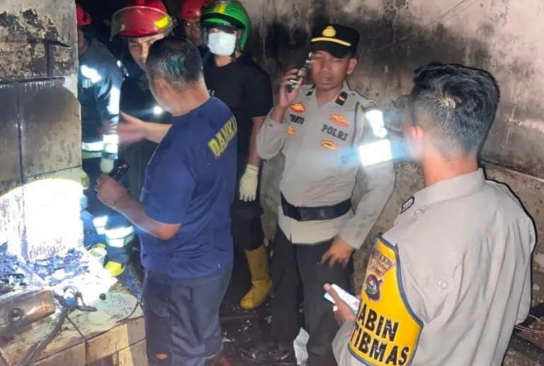 Terjebak di Rumah yang Terbakar, Seorang Pedagang di Padang Panjang Meninggal Dunia