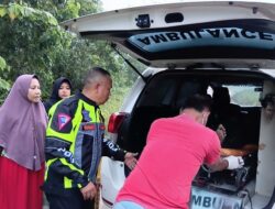 Pengendara Motor Tewas di Tempat Usai Kecelakaan di Simpang SMKN 1 Sungai Rumbai