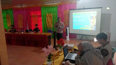Sosialisasi penyalagunaan Narkoba di Mapolsek Sumpur Senin (20/7). subandi