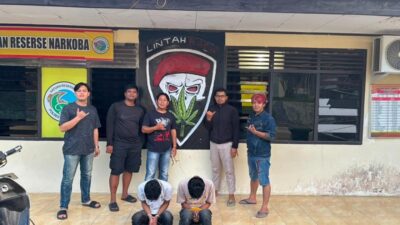 Dua pelaku Narkoba diringkus Lintah Bara Sat Narkoba Polres Sawahlunto.subandi