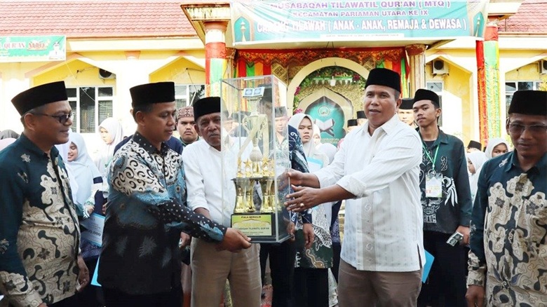 Desa Nareh Hilir Juara Umum MTQ Kecamatan Pariaman Utara