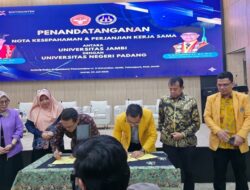 UNP dan Universitas Jambi Perkuat Kolaborasi, Teken MoU dan PKS Antarfakultas