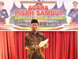Pemko Payakumbuh Gelar Pisah Sambut Kapolres di Rumah Dinas Walikota