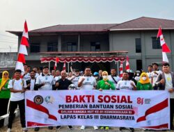 Lapas Kelas III Dharmasraya Gelar Touring dan Bakti Sosial, Berbagi Sembako ke Panti Asuhan