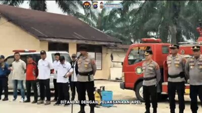 Polres Dharmasraya Perkuat Kesiapsiagaan Satgas Karhutla, Libatkan Komunitas Trail