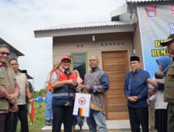 BNPB Serahkan Tiga Unit Huntap Mandiri Berbahan Sepablock, PT Semen Padang Sampaikan Apresiasi