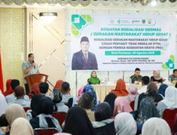 Walikota Pariaman Buka Sosialisasi Germas dan Ajak Warga Manfaatkan Pemeriksaan Kesehatan Gratis