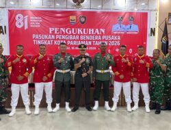 Dandim 0308 Hadiri Pengukuhan Paskibra Kota Pariaman
