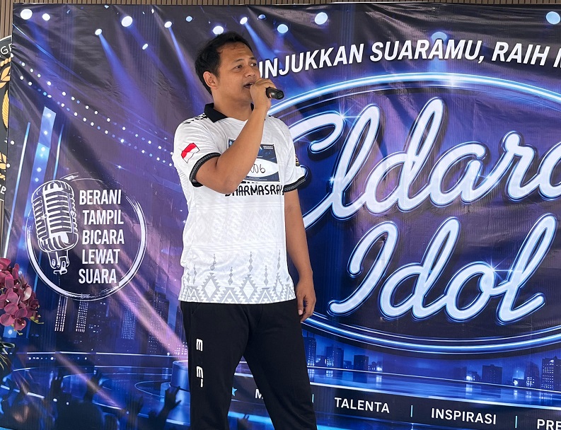 Kegiatan Eldara Idol di Lapas Kelas III Dharmasraya.