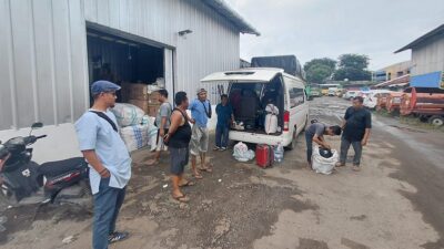 Saat rombongan BPC yang dibantu korban saat kehabisan BBM di Tanah Abang Jakarta beberapa waktu lalu