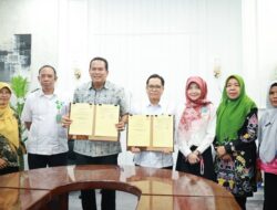 Wako Pariaman Yota Balad Tanda Tangani MoU dengan Dirut RS M Djamil Padang