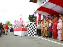 Pawai Alegoris Pariaman Meriah, Tampilkan Kreasi dan Semangat Nasionalisme