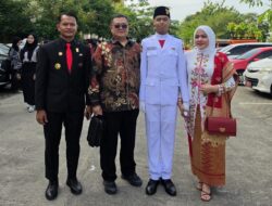 Rizqullah Kezio Syakib, Pengibar Bendera Merah Putih di Kota Padang