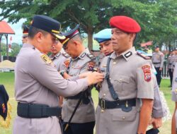 Kapolres Sijunjung Pimpin Sertijab Lima Pejabat Utama dan Kapolsek