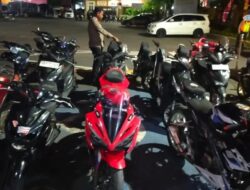 KRYD Polresta Padang, 21 Motor Diamankan dan Dua Pria Ditangkap Terkait Sabu