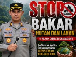 Polres Dharmasraya Ajak Masyarakat Setop Bakar Hutan dan Lahan
