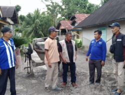Zulpardi anggota DPRD Agam Tetapkan Pokirnya Bangun Jalan Paska Bencana di Salareh Aia 