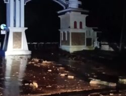 Galodo Landa Arosuka Solok, Material Terjun ke Kawasan Komplek Perkantoran
