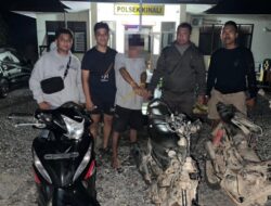 Polres Pasbar Amankan Pelaku Curanmor, Tiga Sepeda Motor Disita