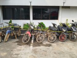 Operasi Jaran Singgalang, Polres Sijunjung Amankan Residivis dan 7 Motor