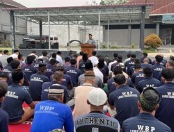 Lapas Kelas III Dharmasraya Gelar Salat Istisqa Sebagi Bentuk Ikhtiar Hadapi Musim Kemarau