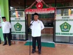 Kakan Kemenag Sawahlunto Ingatkan Jajaran Lengkapi Eviden Kinerja Triwulan III
