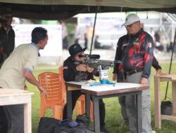 Walikota Saksikan Kejuaraan Menembak Kapolres Cup Solok Kota IV 
