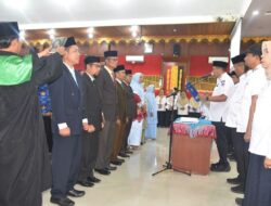 38 Pejabat Pemko Pariaman Dilantik, Walikota: Penyegaran Organisasi