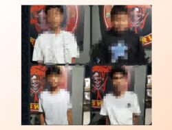 Diduga Hendak Tawuran di Simpang Lubeg, Empat Remaja Diamankan
