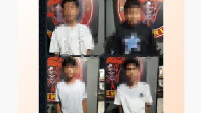 Diduga Hendak Tawuran di Simpang Lubeg, Empat Remaja Diamankan