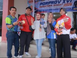 Dua Atlet Angkat Berat Tanah Datar Raih Lima Emas di Ajang Porprov XVI