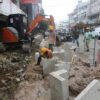 Pengerjaan Drainase di Pasar Raya Padang Dikebut