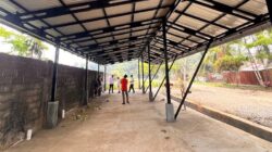 Fasilitas UMKM di Sungai Duo Rampung Dibangun