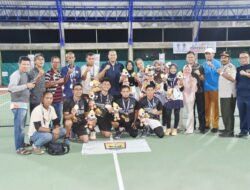 Kota Pariaman Juara Umum Cabor Soft Tenis di Porprov