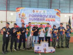 Atlet Cabor Menembak Kota Pariaman Sumbangkan Medali